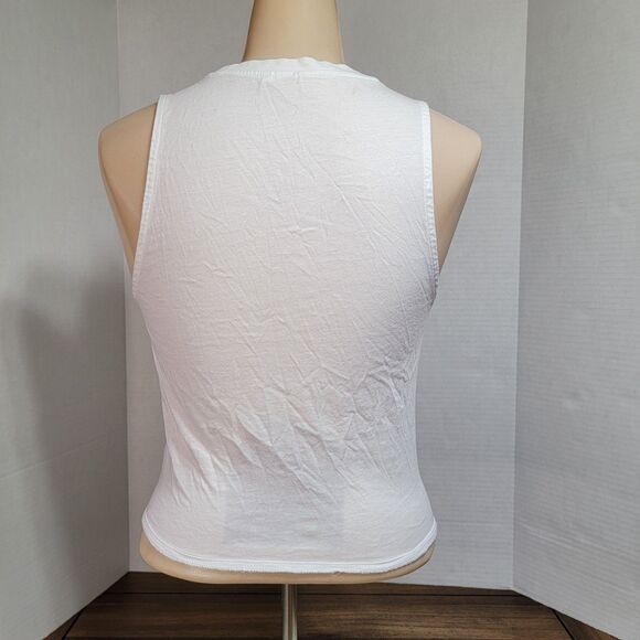 "Equality The Future Is Love" Graphic Sleeveless Top White - Size XS - Picture 3 of 6